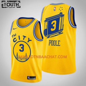 Maillot NBA Golden State Warriors Jordan Poole 3 Nike 2019-20 Hardwood Classics Swingman - Enfant
